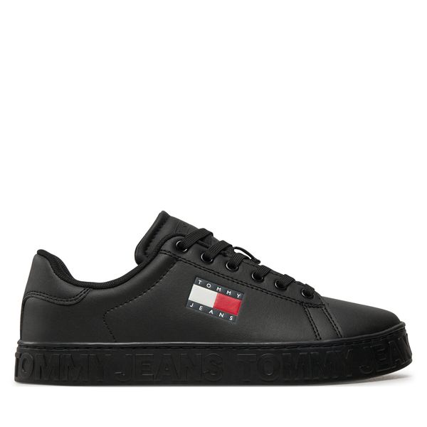 Tommy Jeans Superge Tommy Jeans Tjw Logo Outsole Sneaker Ess EN0EN02703 Črna