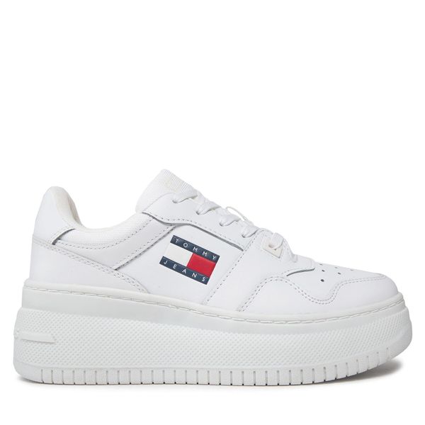 Tommy Jeans Superge Tommy Jeans Tjw Retro Basket Flatform Ess EN0EN02506 Bela