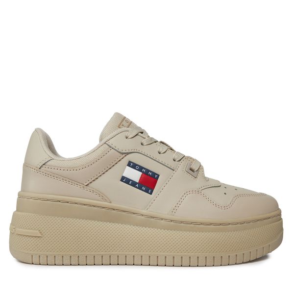 Tommy Jeans Superge Tommy Jeans Tjw Retro Basket Flatform Ess EN0EN02506 Bež