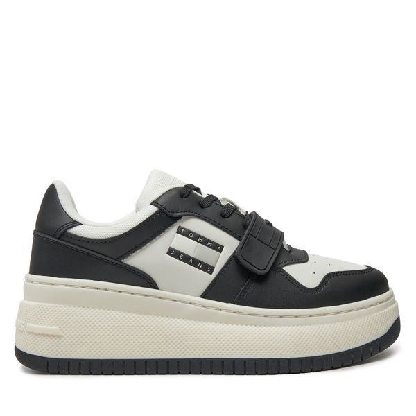 Tommy Jeans Superge Tommy Jeans Tjw Retro Basket Flatform Velcro EN0EN02573 Črna