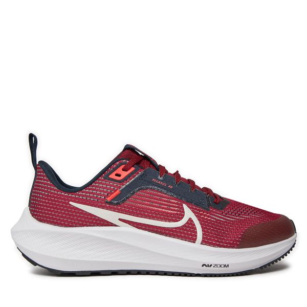 Nike Tekaški čevlji Nike Air Zoom Pegasus 40 (GS) DX2498 009 Bordo rdeča