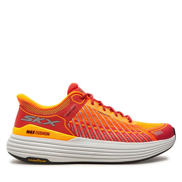 Skechers Tekaški čevlji Skechers Max Cushioning Suspension 220936/ORG Oranžna