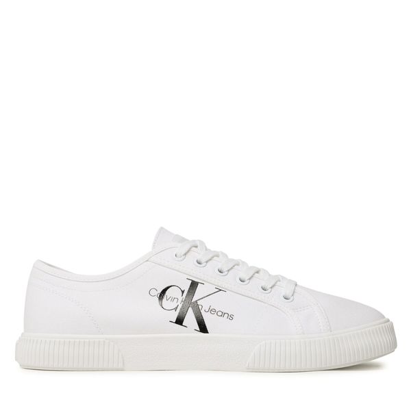 Calvin Klein Jeans Tenis superge Calvin Klein Jeans Essential Vulcanized 1 YM0YM00306 Bela