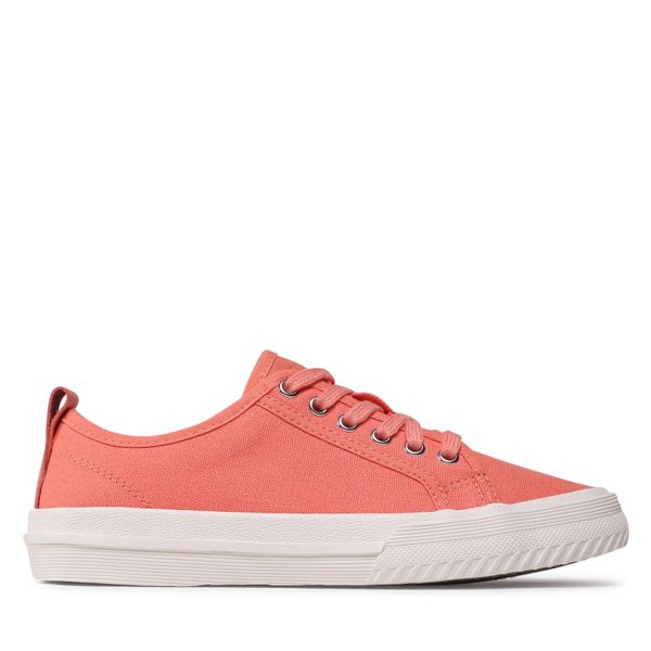Clarks Tenis superge Clarks Roxby Lace 261649844 Coral Canvas