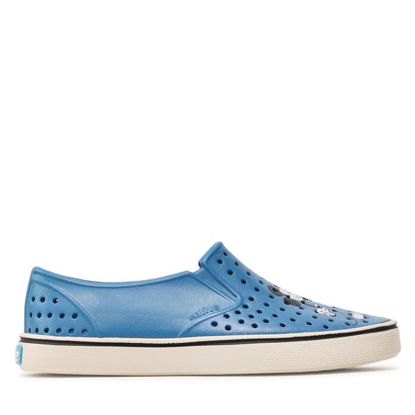 Native Tenis superge Native Miles Print 12112101-4866 Bleu Vallarta/Blanc Os /Mickey Previntage