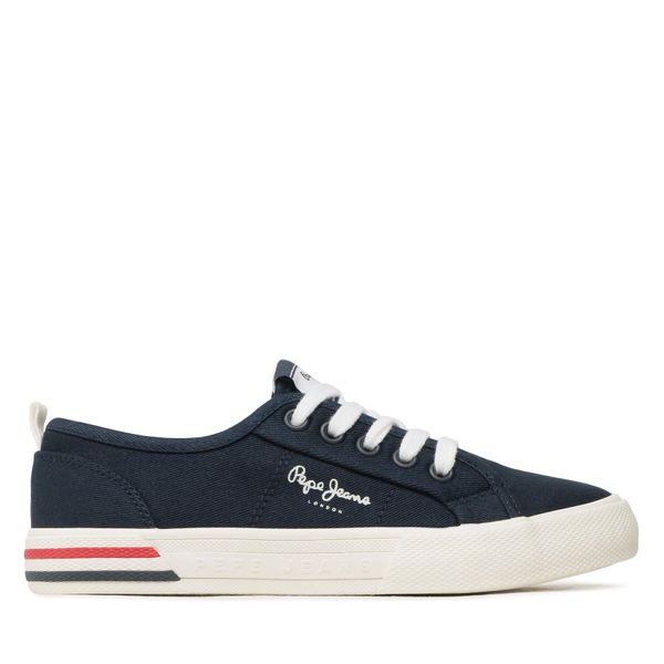 Pepe Jeans Tenis superge Pepe Jeans Brady Basic Boy PBS30549 Mornarsko modra