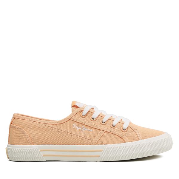 Pepe Jeans Tenis superge Pepe Jeans Brady Basic W PLS31287 Oranžna