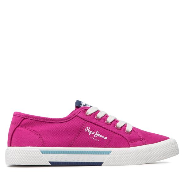 Pepe Jeans Tenis superge Pepe Jeans Brady Girl Basic PGS30543 Roza