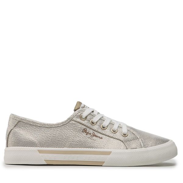 Pepe Jeans Tenis superge Pepe Jeans Brady Party W PLS31439 Gold 099