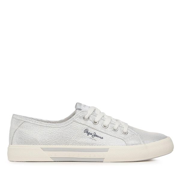 Pepe Jeans Tenis superge Pepe Jeans Brady Party W PLS31439 Silver 934