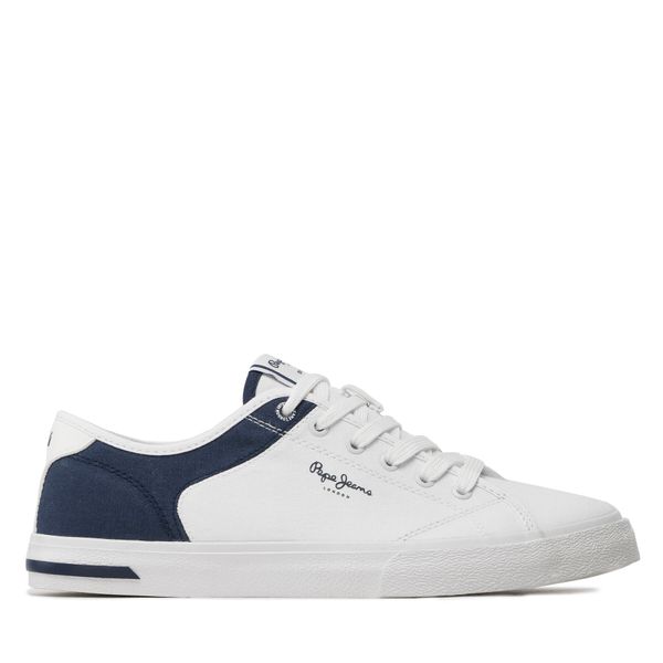 Pepe Jeans Tenis superge Pepe Jeans Kenton Road M PMS30910 Bela