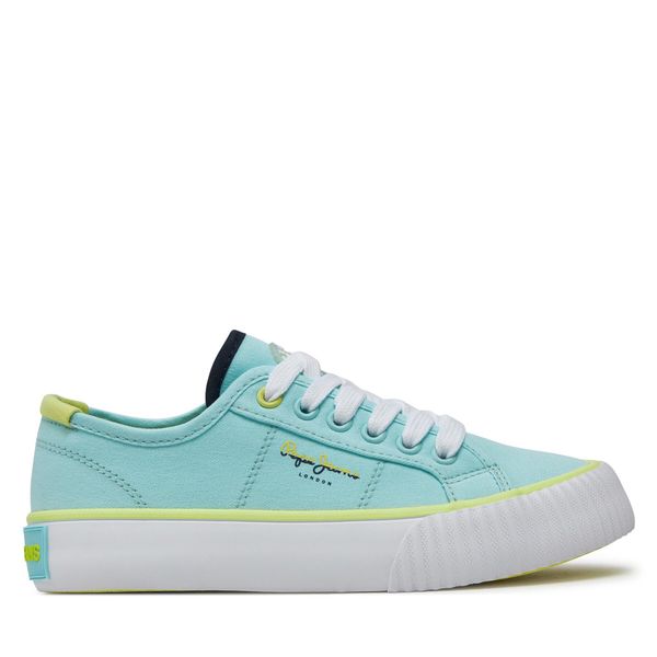 Pepe Jeans Tenis superge Pepe Jeans Ottis Basic G PGS30605 Modra