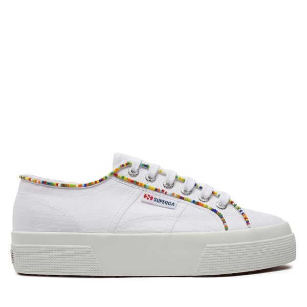 Superga Tenis superge Superga Multicolor Beads 2740 S4131FW Bela