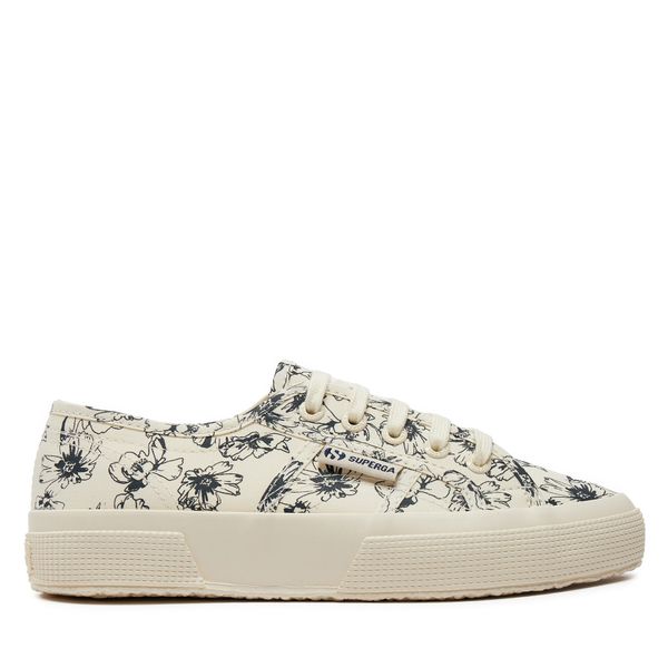 Superga Tenis superge Superga Sketched Flowers 2750 S6122NW Bež