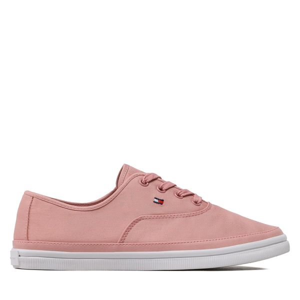 Tommy Hilfiger Tenis superge Tommy Hilfiger Essential Kesha Lace Sneaker FW0FW06955 Soothing Pink TQS