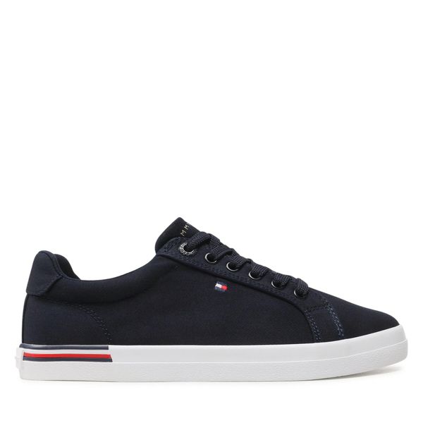 Tommy Hilfiger Tenis superge Tommy Hilfiger Essential Stripes FW0FW06954 Mornarsko modra