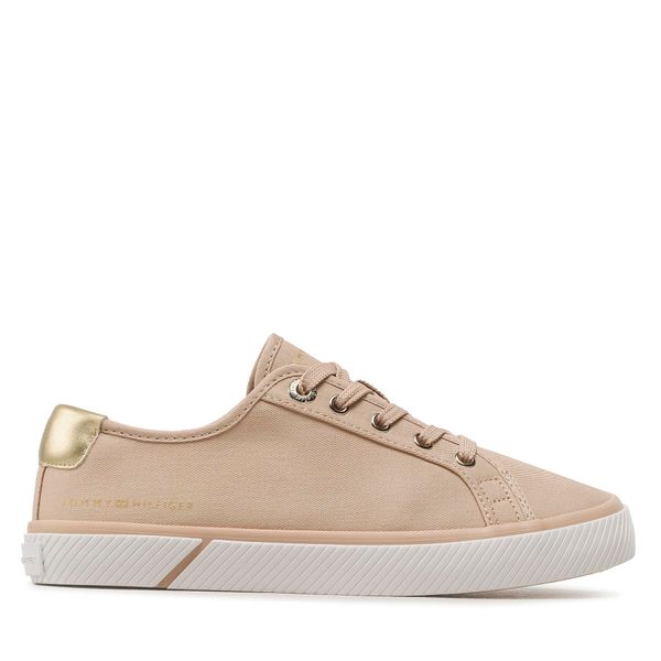 Tommy Hilfiger Tenis superge Tommy Hilfiger Lace Up Vulc Sneaker FW0FW06957 Misty Blush TRY