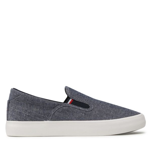 Tommy Hilfiger Tenis superge Tommy Hilfiger Th Hi Vulc Core Low Slip On FM0FM04734 Mornarsko modra