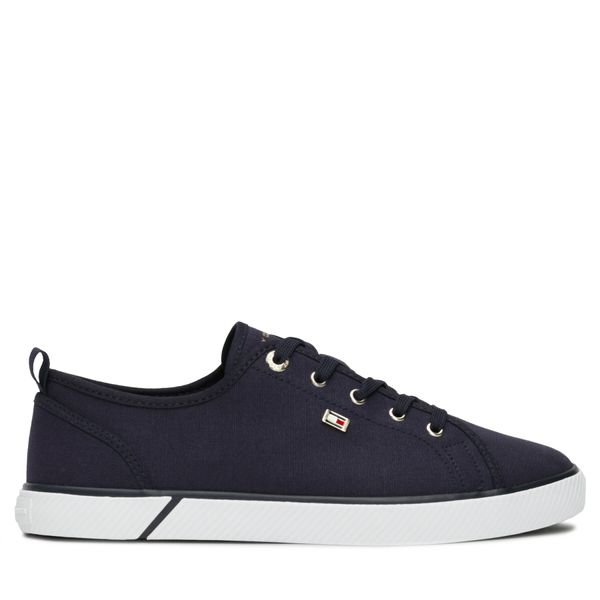 Tommy Hilfiger Tenis superge Tommy Hilfiger Vulc Canvas Sneaker FW0FW08063 Space Blue DW6