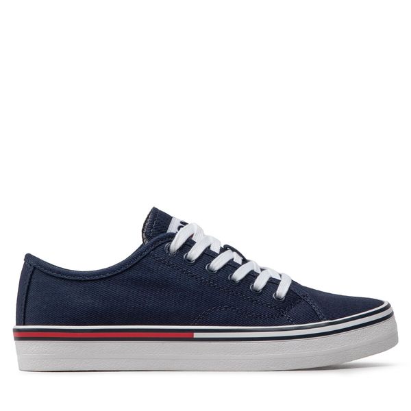 Tommy Jeans Tenis superge Tommy Jeans Essential Low EN0EN01796 Mornarsko modra