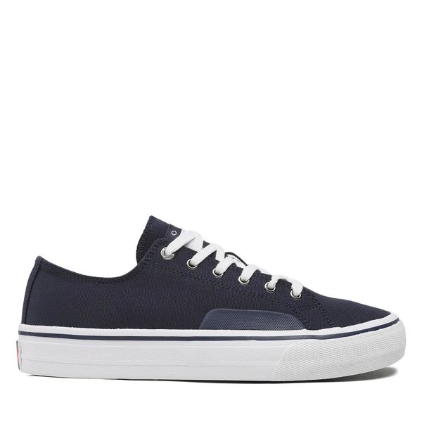 Tommy Jeans Tenis superge Tommy Jeans Skate Canvas Ess EM0EM01175 Mornarsko modra