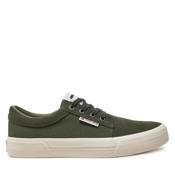 Tommy Jeans Tenis superge Tommy Jeans Tjm Vulc. Skate Derby EM0EM01427 Zelena