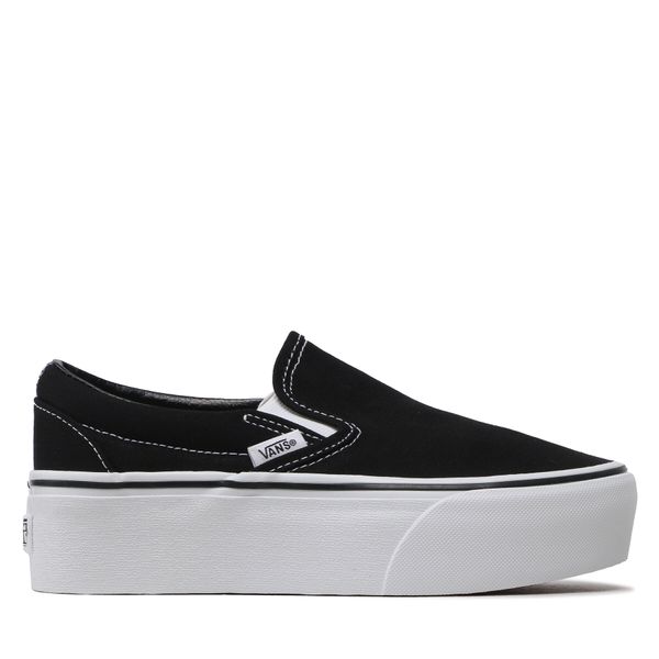 Vans Tenis superge Vans Classic Slip-On VN0A7Q5RBMX1 Črna