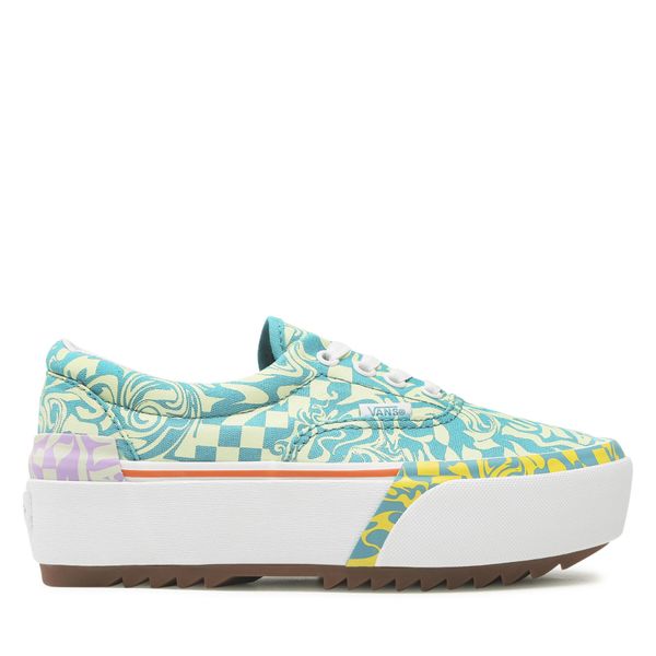 Vans Tenis superge Vans Era Stacked VN0A4BTOCE51 Zelena