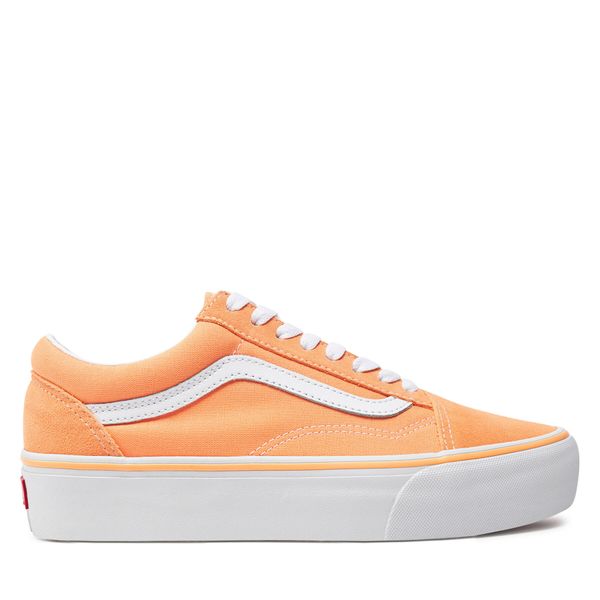 Vans Tenis superge Vans Old Skool Platfor VN0A5KX9AAS1 Oranžna