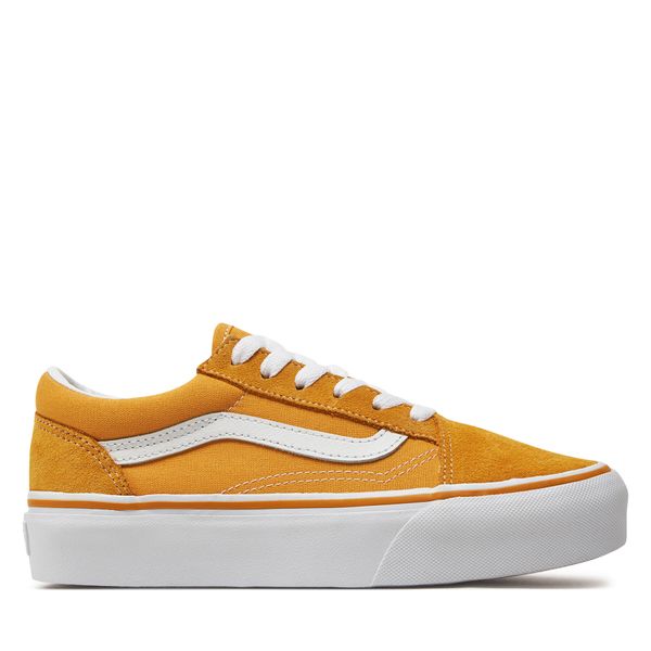 Vans Tenis superge Vans Old Skool Platform VN0009PDLSV1 Rumena