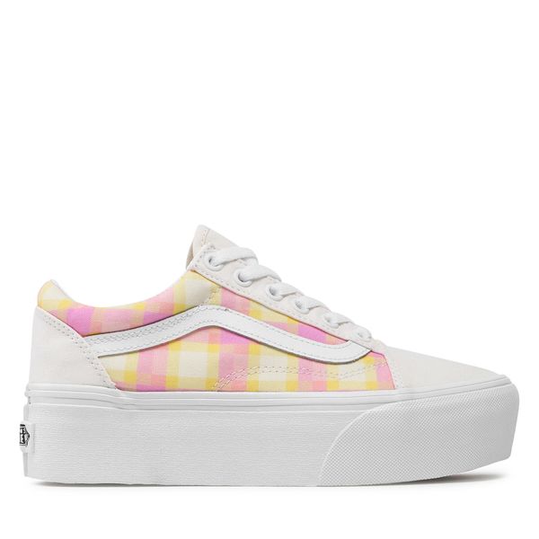 Vans Tenis superge Vans Old Skool Stac VN0A7Q5MGBX1 Pastel Picnic Pink Plaid