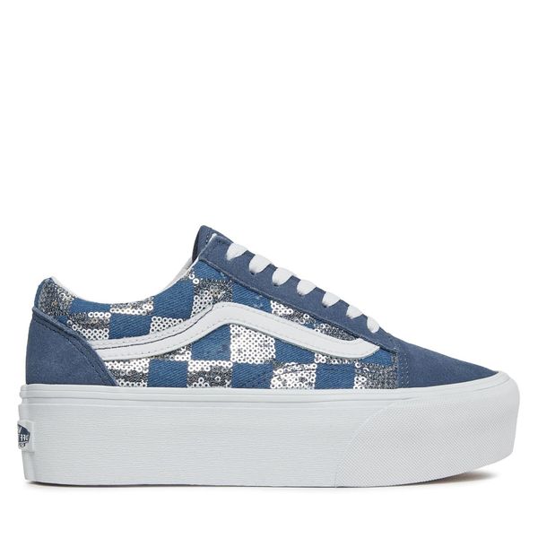 Vans Tenis superge Vans Old Skool Stackform VN0009PZAHU1 Modra