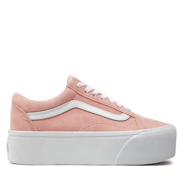 Vans Tenis superge Vans Old Skool Stackform VN0009PZCHN1 Roza