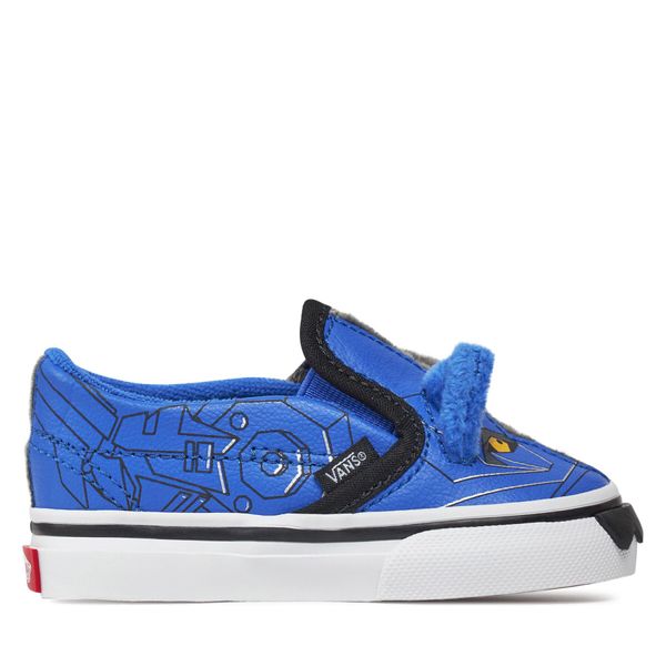 Vans Tenis superge Vans Slip-On V Cyber Wolf VN000BVDY311 Siva