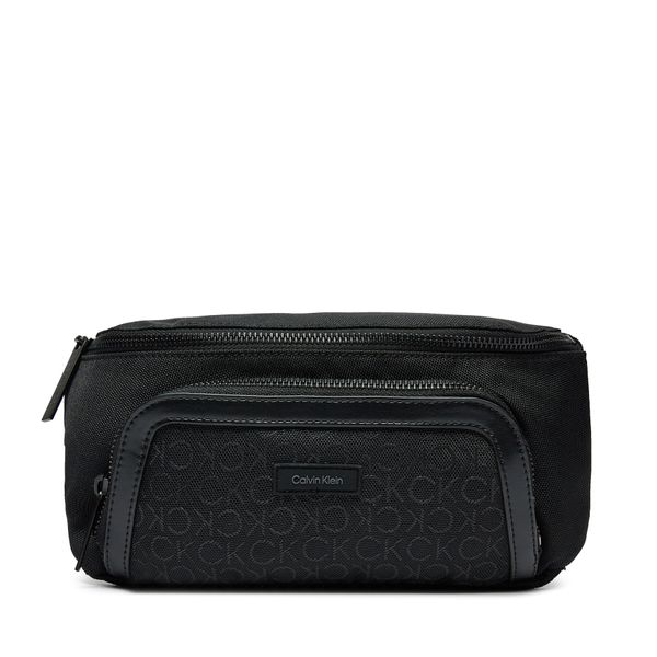 Calvin Klein torba za okoli pasu Calvin Klein Ck Remote Waistbag Mono K50K512106 Črna