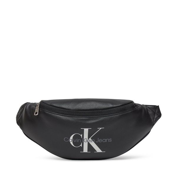 Calvin Klein Jeans torba za okoli pasu Calvin Klein Jeans Monogram Soft Waistbag38 K50K511505 Black BEH