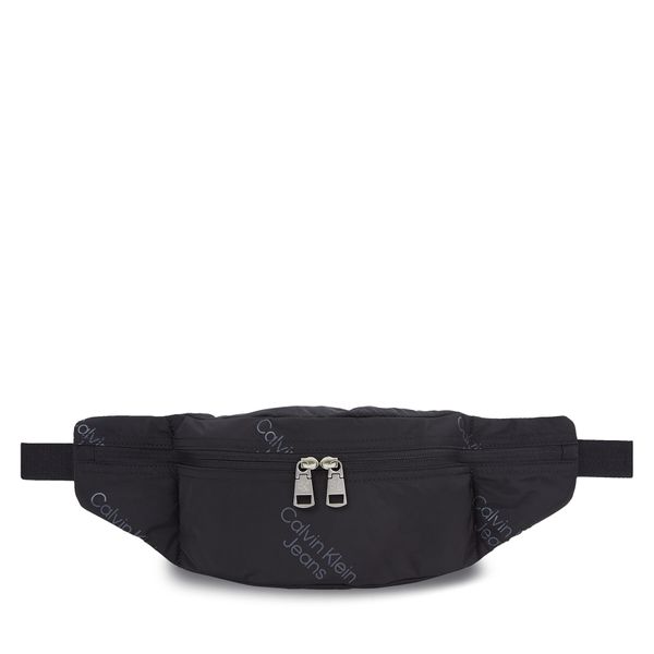 Calvin Klein Jeans torba za okoli pasu Calvin Klein Jeans Sport Essentials Waistbag40 Aop K50K511718 Black/Pinstripe Grey 01R