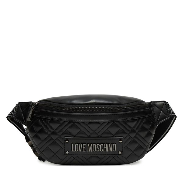 LOVE MOSCHINO torba za okoli pasu LOVE MOSCHINO JC4003PP0LLA000A Črna