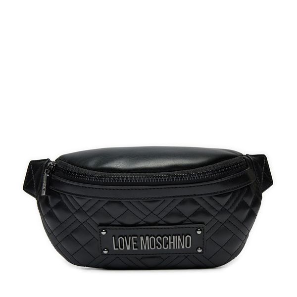 LOVE MOSCHINO torba za okoli pasu LOVE MOSCHINO JC4003PP1LLA000A Črna