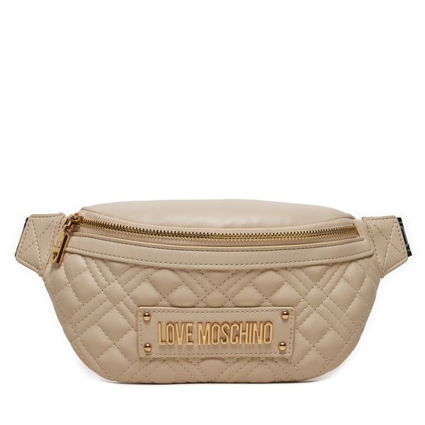 LOVE MOSCHINO torba za okoli pasu LOVE MOSCHINO JC4003PP1LLA0110 Bež