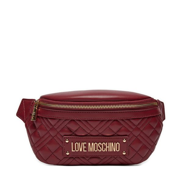 LOVE MOSCHINO torba za okoli pasu LOVE MOSCHINO JC4003PP1LLA0552 Bordo rdeča