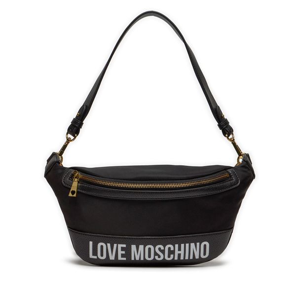 LOVE MOSCHINO torba za okoli pasu LOVE MOSCHINO JC4253PP0IKE100A Črna