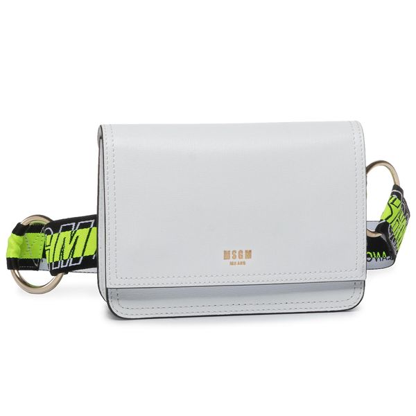 MSGM torba za okoli pasu MSGM Borsa Donna 2742MDZ80 009 01 Bela