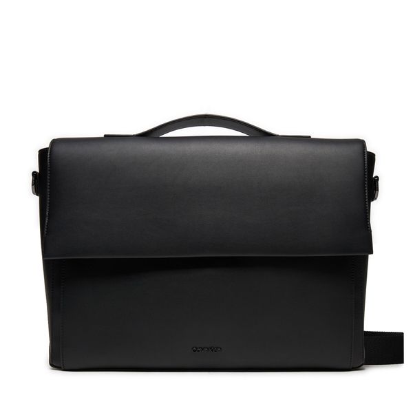 Calvin Klein Torba za prenosnik Calvin Klein Ck Origami Pu Laptop Bag K50K511898 Črna