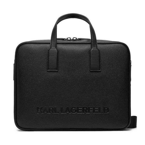 KARL LAGERFELD Torba za prenosnik KARL LAGERFELD 241M3058 Black