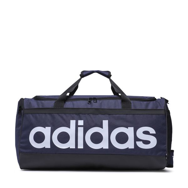 adidas Torbica adidas Essentials Linear Duffel Medium HR5349 Mornarsko modra