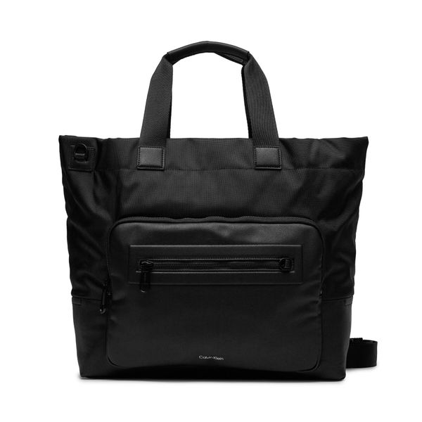 Calvin Klein Torbica Calvin Klein Ck Elevated Tote K50K511225 Črna