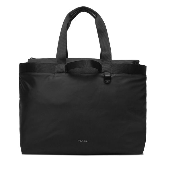 Calvin Klein Torbica Calvin Klein Ck Est Nylon Shopper K50K512117 Črna