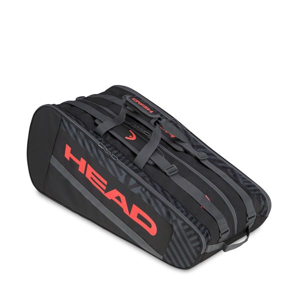 Head Torbica Head Base Racquet Bag L 261303 Black/Orange BKOR