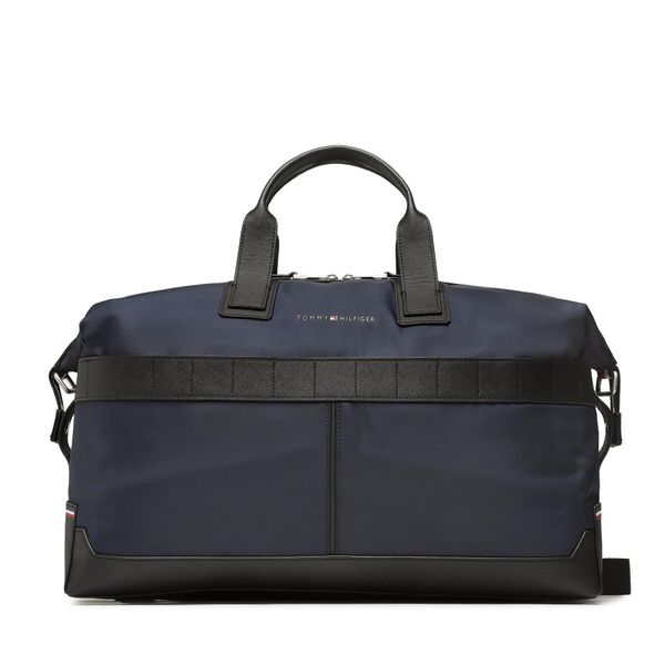 Tommy Hilfiger Torbica Tommy Hilfiger Th Elevated Nylon Weekender AM0AM10941 Mornarsko modra